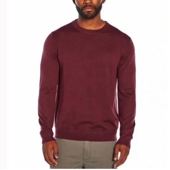 Banana Republic Other - Banana Republic Italian Merino Wool Pullover Sweater Port Royal Red Men's XL